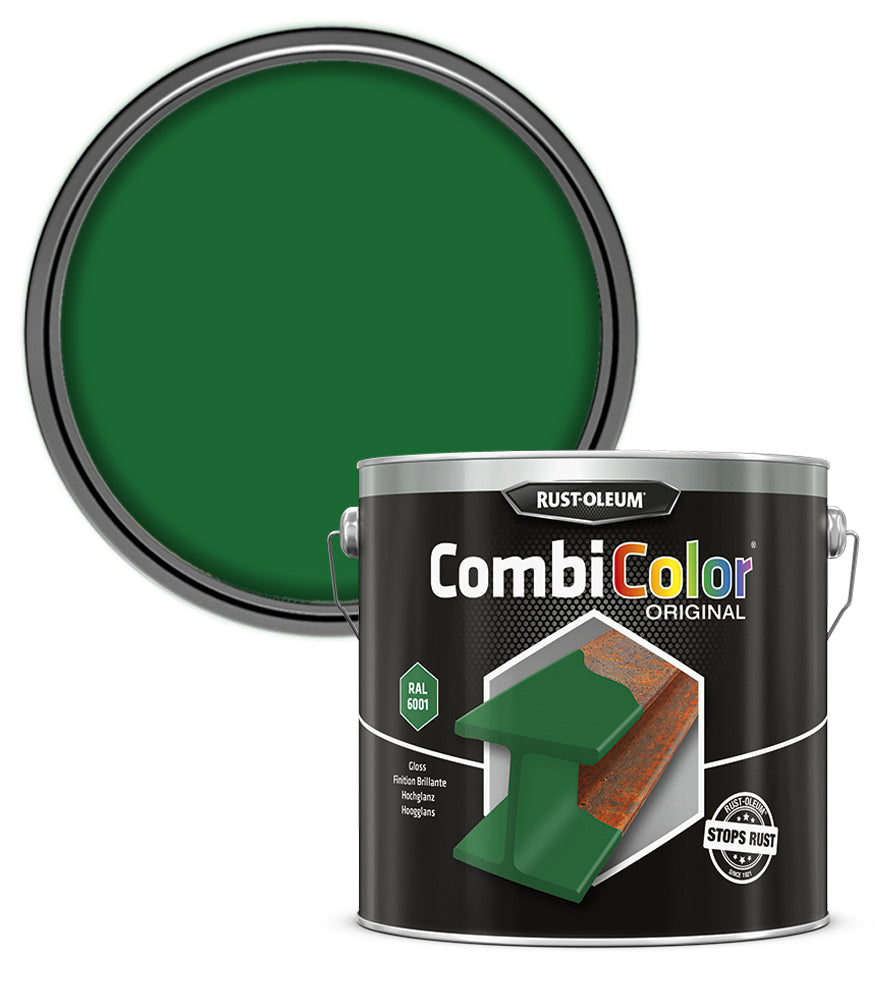 Rust-Oleum CombiColor Original - Gloss - Emerald Green RAL 6001 - 2.5 Litre