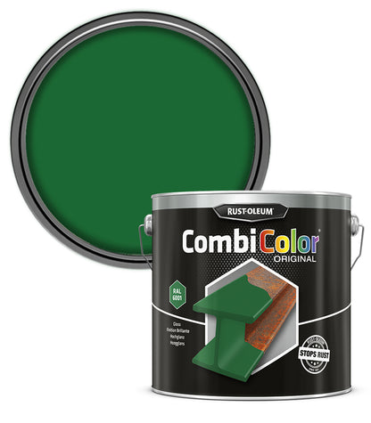 Rust-Oleum CombiColor Original - Gloss - Emerald Green RAL 6001 - 2.5 Litre
