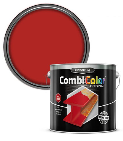 Rust-Oleum CombiColor Original - Gloss - Flame Red RAL 3000 - 2.5 Litre