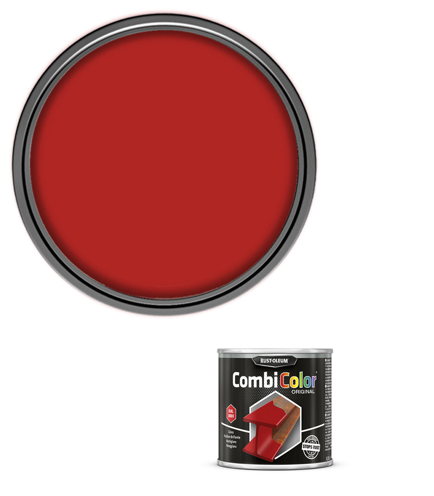 Rust-Oleum CombiColor Original - Gloss - Flame Red RAL 3000 - 250ml
