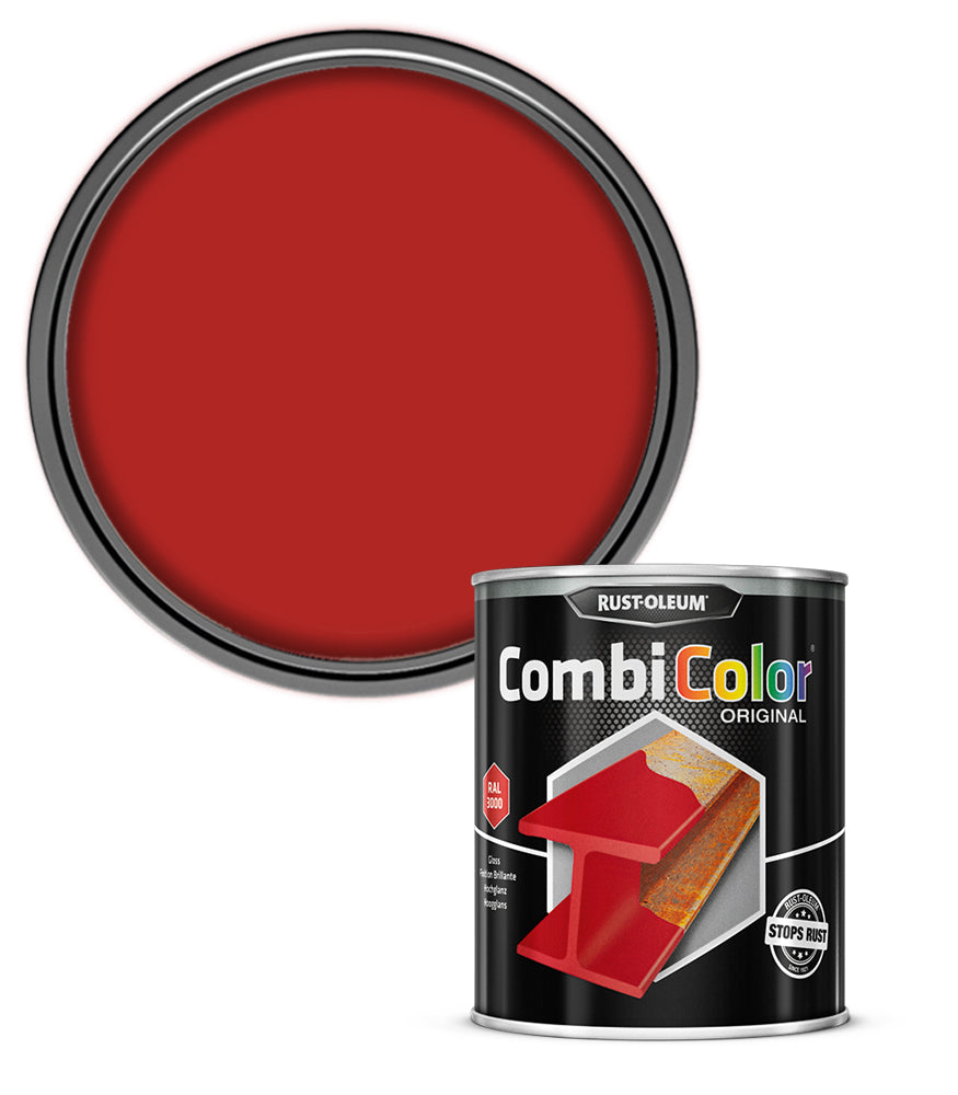 Rust-Oleum CombiColor Original - Gloss - Flame Red RAL 3000 - 750ml