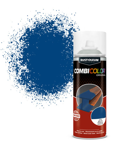 Rust-Oleum CombiColor Original - Gloss - Gentian Blue RAL 5010 - 400ml Aerosol