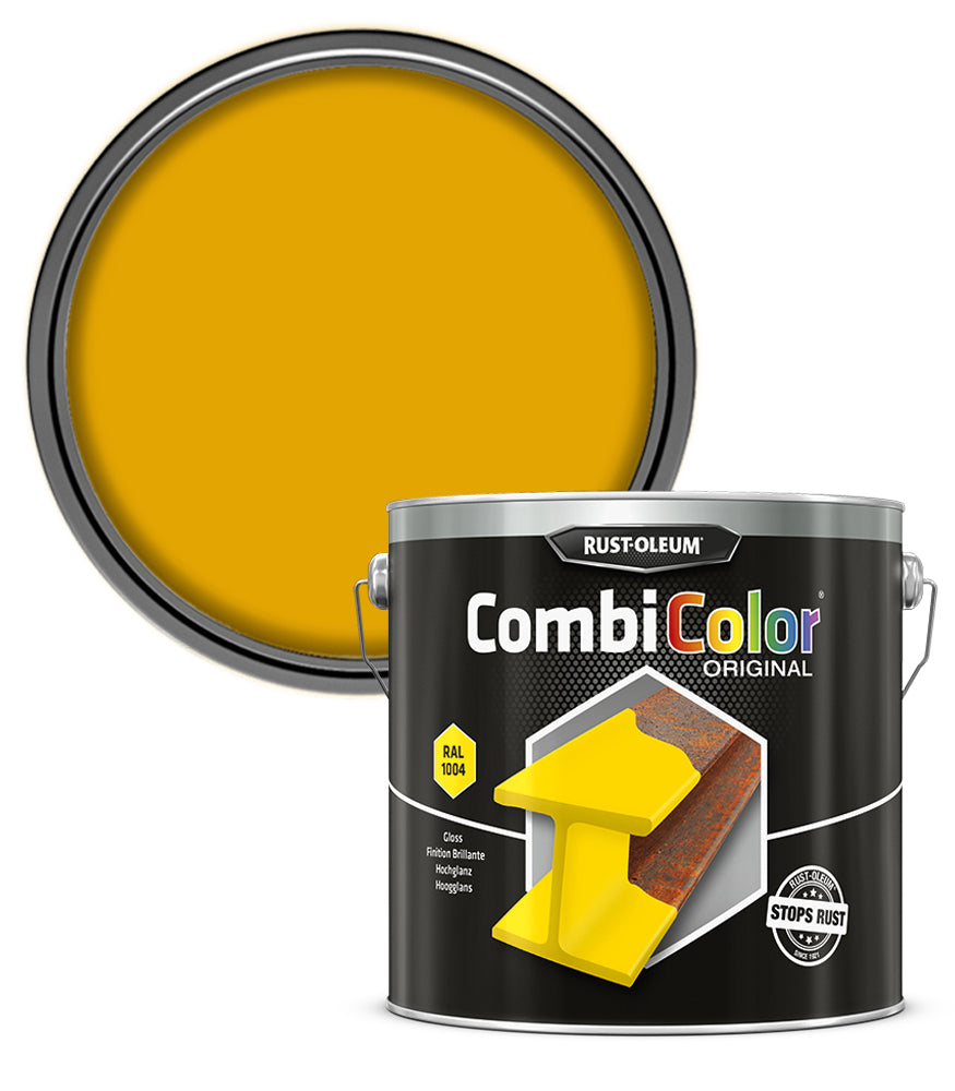 Rust-Oleum CombiColor Original - Gloss - Golden Yellow RAL 1004 - 2.5 Litre