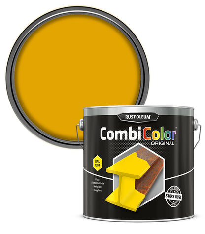 Rust-Oleum CombiColor Original - Gloss - Golden Yellow RAL 1004 - 2.5 Litre
