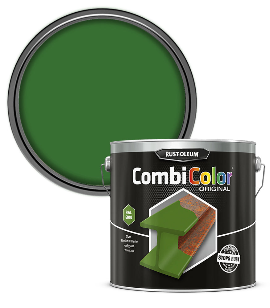 Rust-Oleum CombiColor Original - Gloss - Grass Green RAL 6010 - 2.5 Litre