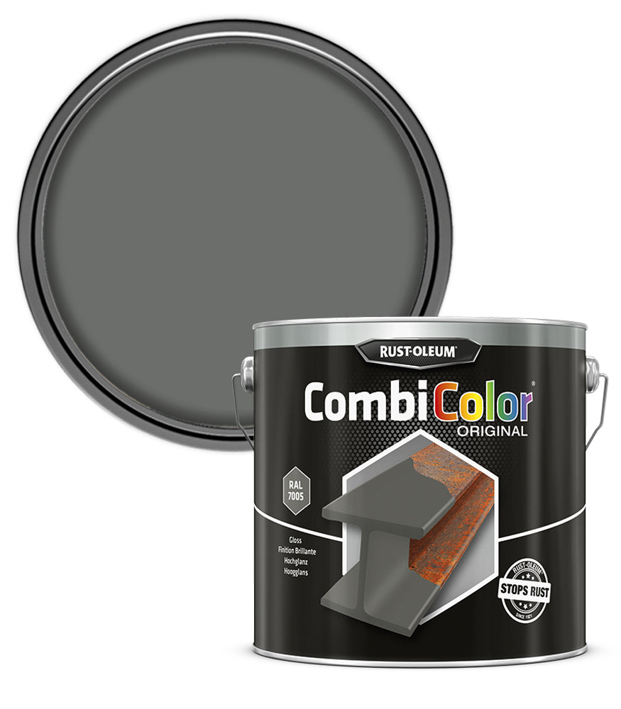 Rust-Oleum CombiColor Original - Gloss - Mouse Grey RAL 7005 - 2.5 Litre