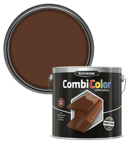 Rust-Oleum CombiColor Original - Gloss - Nut Brown RAL 8011 - 2.5 Litre
