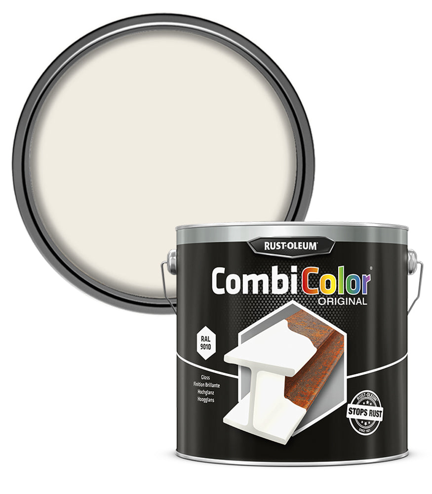 Rust-Oleum CombiColor Original - Gloss - Pure White RAL 9010 - 2.5 Litre