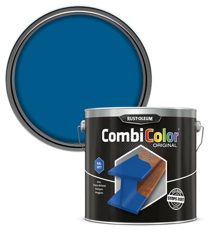 Rust-Oleum CombiColor Original - Gloss - Traffic Blue RAL 5017 - 2.5 Litre