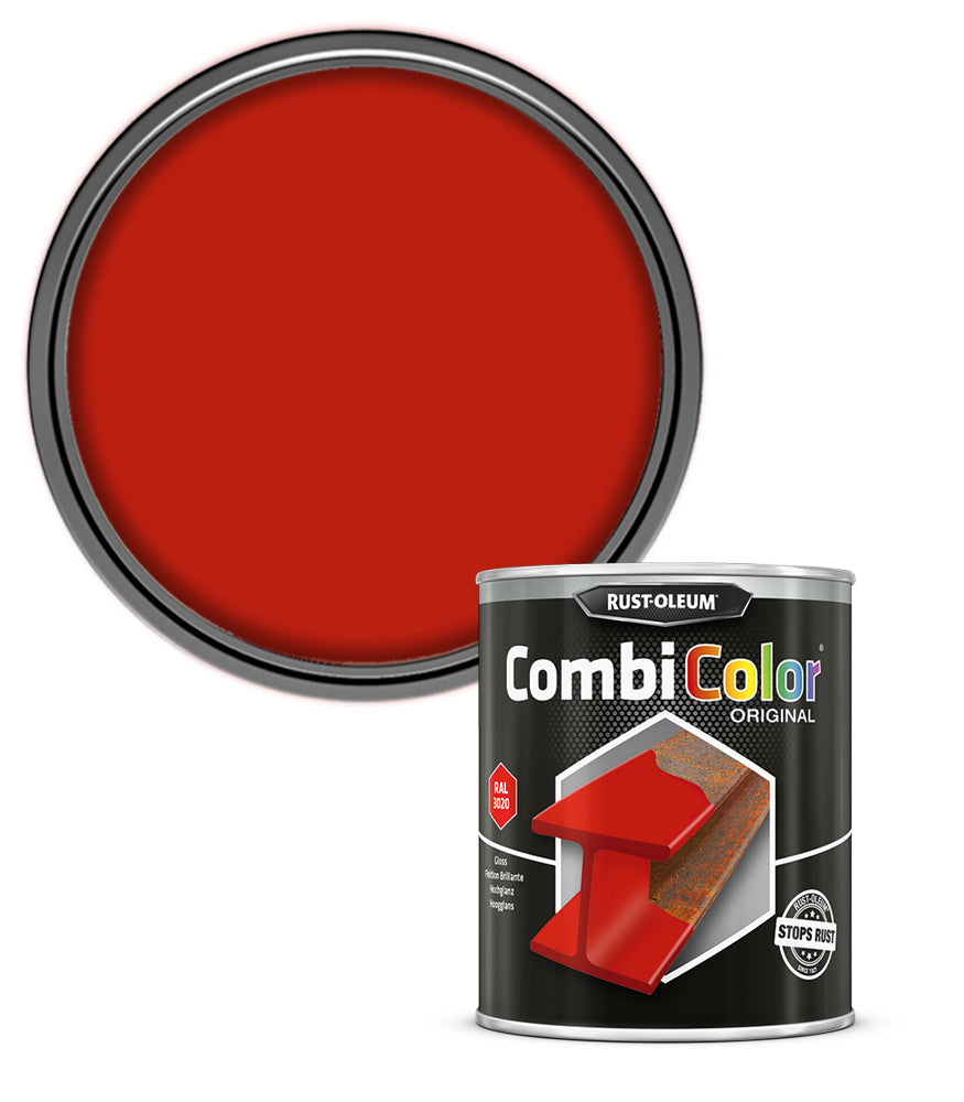 Rust-Oleum CombiColor Original - Gloss - Traffic Red RAL 3020 - 750ml