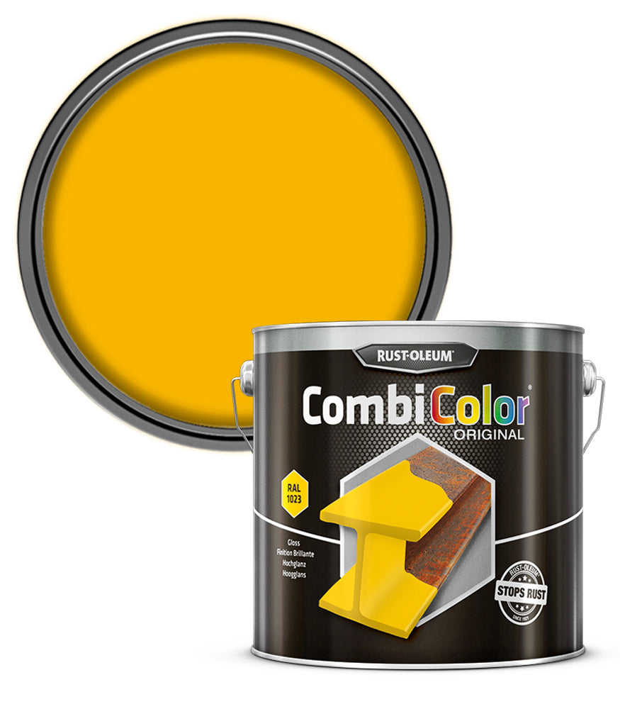 Rust-Oleum CombiColor Original - Gloss - Traffic Yellow RAL 1023 - 2.5 Litre