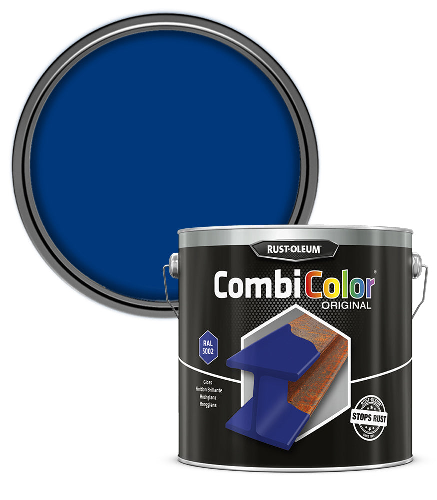 Rust-Oleum CombiColor Original - Gloss - Ultramarine Blue RAL 5002 - 2.5 Litre