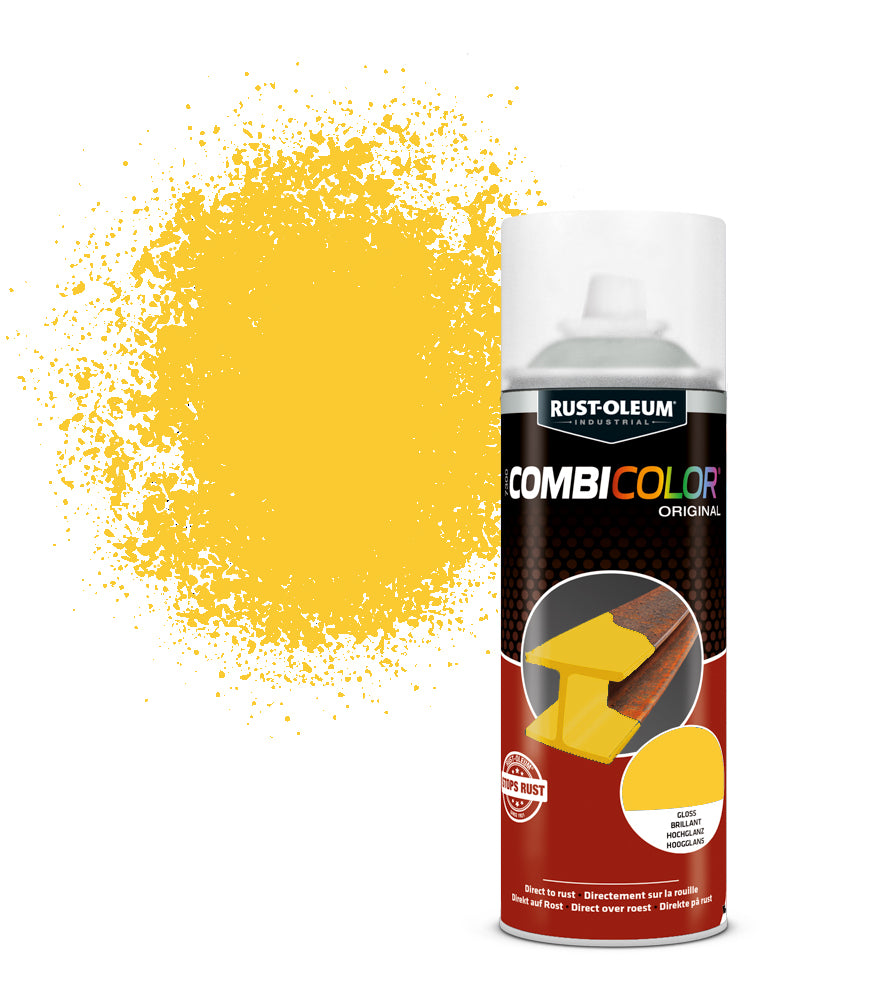 Rust-Oleum CombiColor Original - Gloss - Zinc Yellow RAL 1018 - 400ml Aerosol