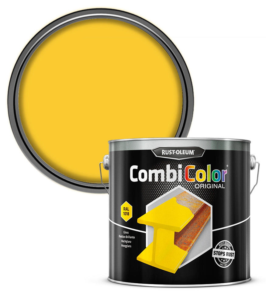 Rust-Oleum CombiColor Original - Gloss - Zinc Yellow RAL 1018 - 2.5 Litre