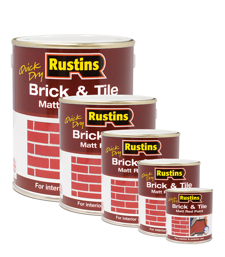 Rustins Quick Dry Brick & Tile Matt Red Paint