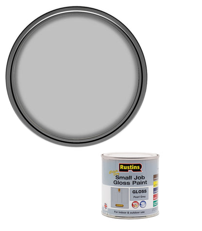 Rustins Quick Dry Small Job Paint - Gloss - Pearl Grey - 250ml