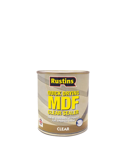Rustins Quick Drying MDF Sealer Clear - 1 Litre