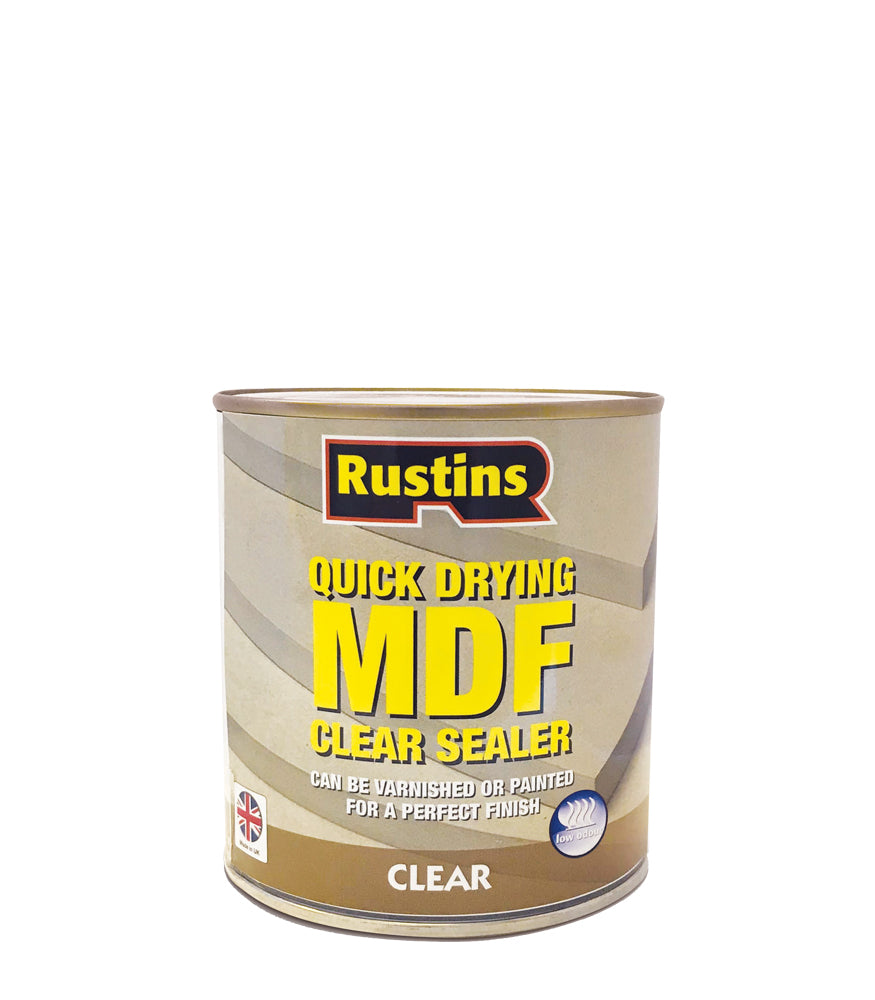 Rustins Quick Drying MDF Sealer Clear - 2.5 Litre