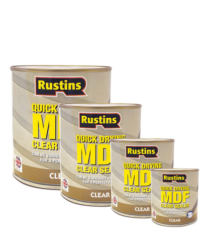 Rustins Quick Dry MDF Clear Sealer 500ml