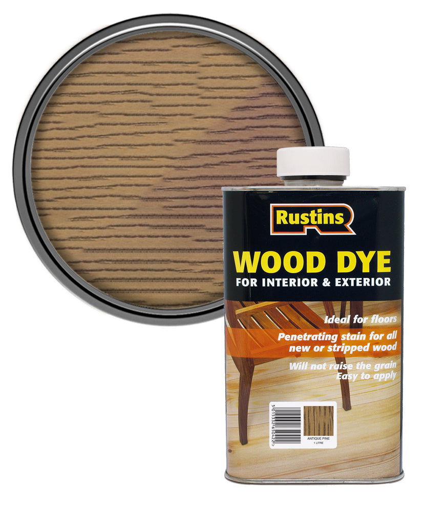Rustins Wood Dye - Antique Pine - 1 Litre