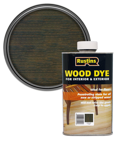 Rustins Wood Dye - Dark Oak - 1 Litre