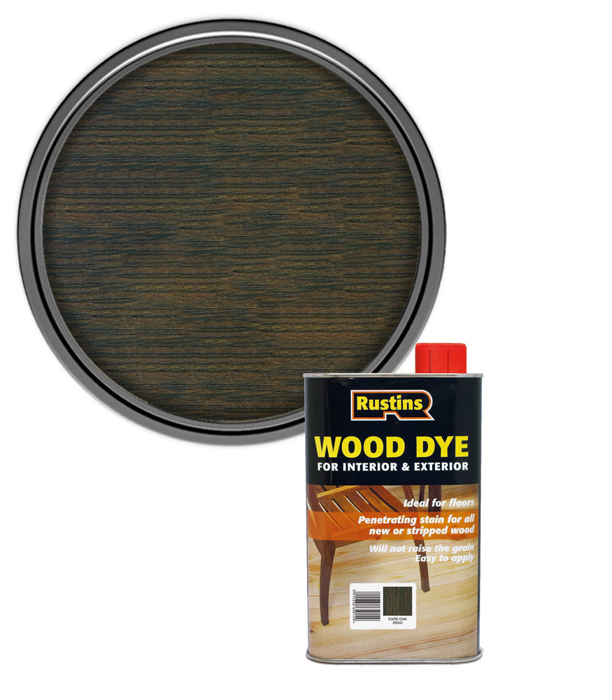 Rustins Wood Dye - Dark Oak - 250ml
