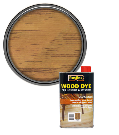 Rustins Wood Dye - Light Oak - 250ml