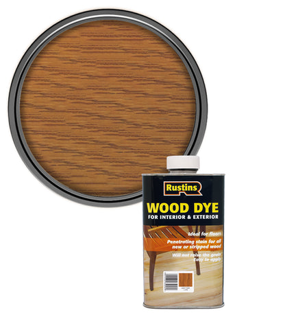 Rustins Wood Dye - Light Teak - 250ml