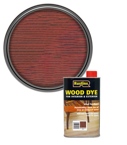 Rustins Wood Dye - Red Mahogany - 250ml