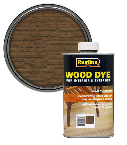 Rustins Wood Dye - Walnut - 1 Litre