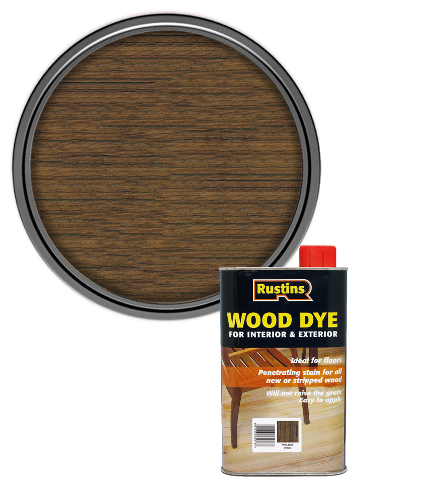 Rustins Wood Dye - Walnut - 250ml