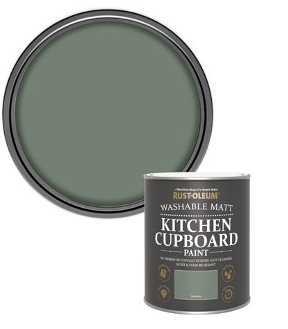 Rust-Oleum Kitchen Cupboard Matt Paint - Serenity - 750ml