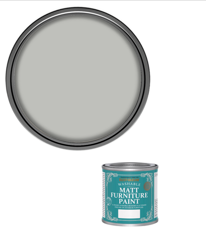 Rust-Oleum Washable Matt Furniture Paint - Flint - 125ml