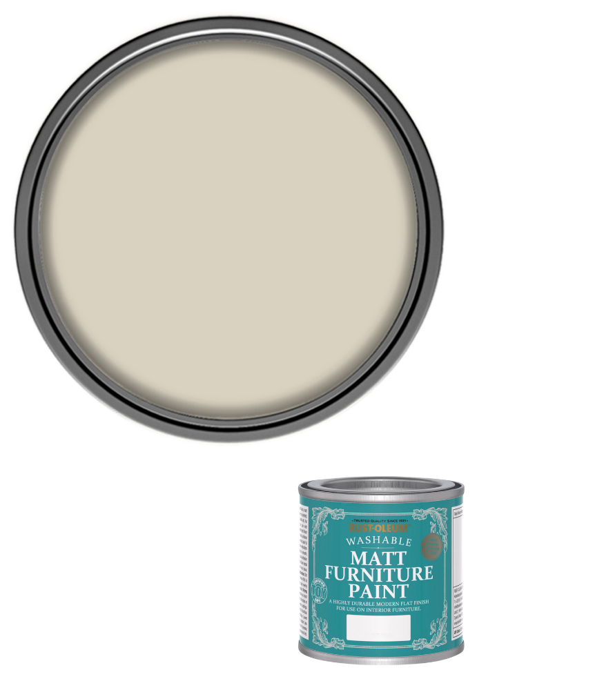 Rust-Oleum Washable Matt Furniture Paint - Hessian - 125ml