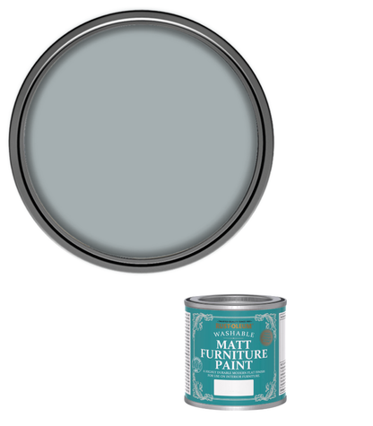 Rust-Oleum Washable Matt Furniture Paint - Mineral Grey - 125ml