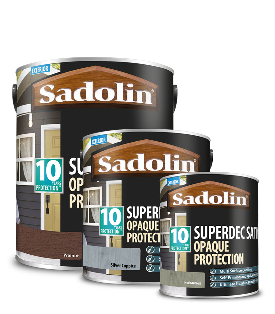 Sadolin Superdec Satin Opaque Wood Protection - New Formula