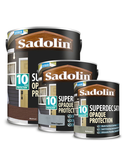 Sadolin Superdec Satin Opaque Wood Protection - New Formula