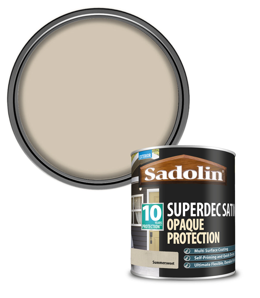 Sadolin Superdec Satin Opaque Wood Protection - Summer Sweet - 1L