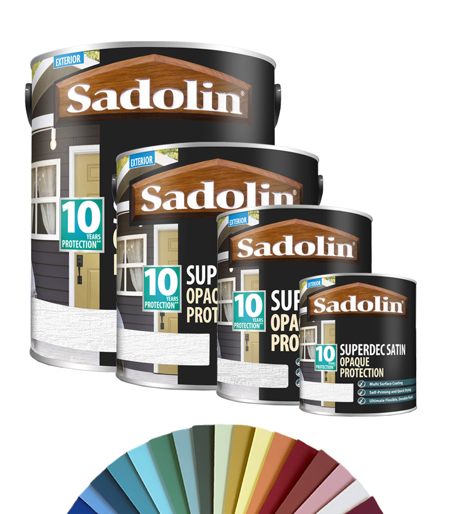 Sadolin Superdec Satin Opaque Wood Protection - Tinted Colour Match