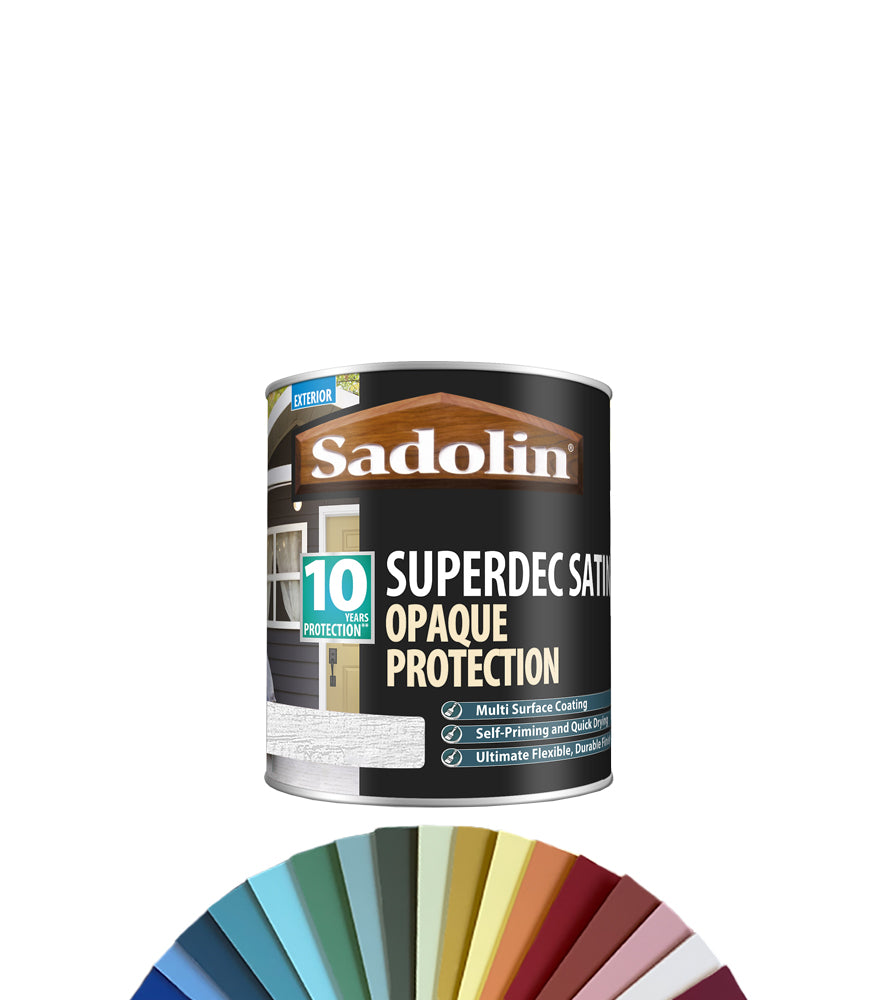 Sadolin Superdec Satin Opaque Wood Protection - 1L - Tinted Colour Match