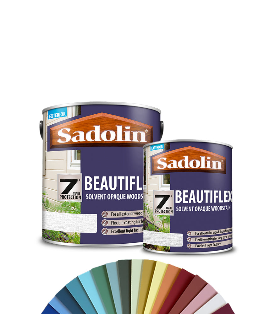 Sadolin Beautiflex Solvent Opaque Woodstain - Tinted Colour Match