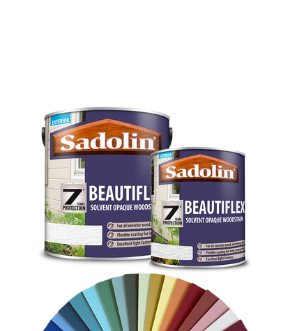 Sadolin Beautiflex Solvent Opaque Woodstain - Tinted Colour Match