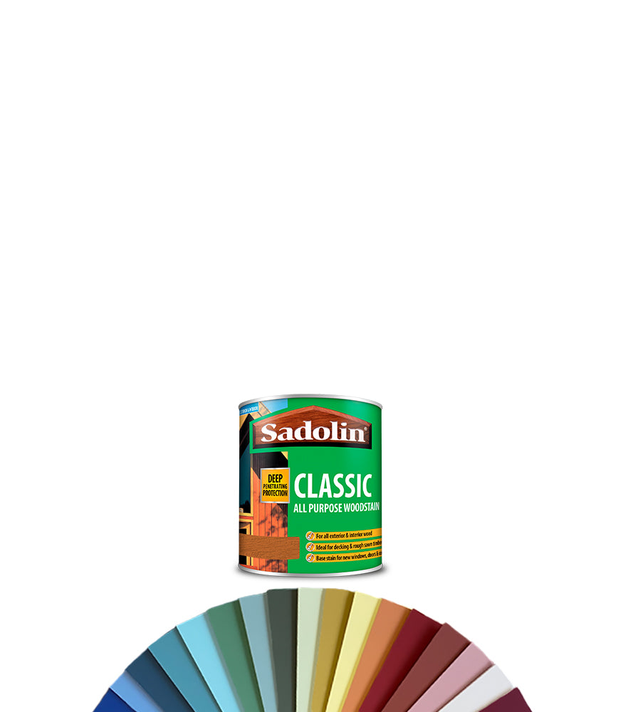 Sadolin Classic All Purpose Woodstain - 250ml - Tinted Mixed Colour