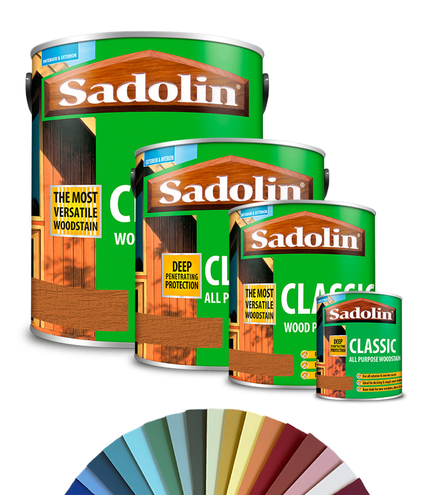 Sadolin Classic All Purpose Woodstain - Tinted Colour Match