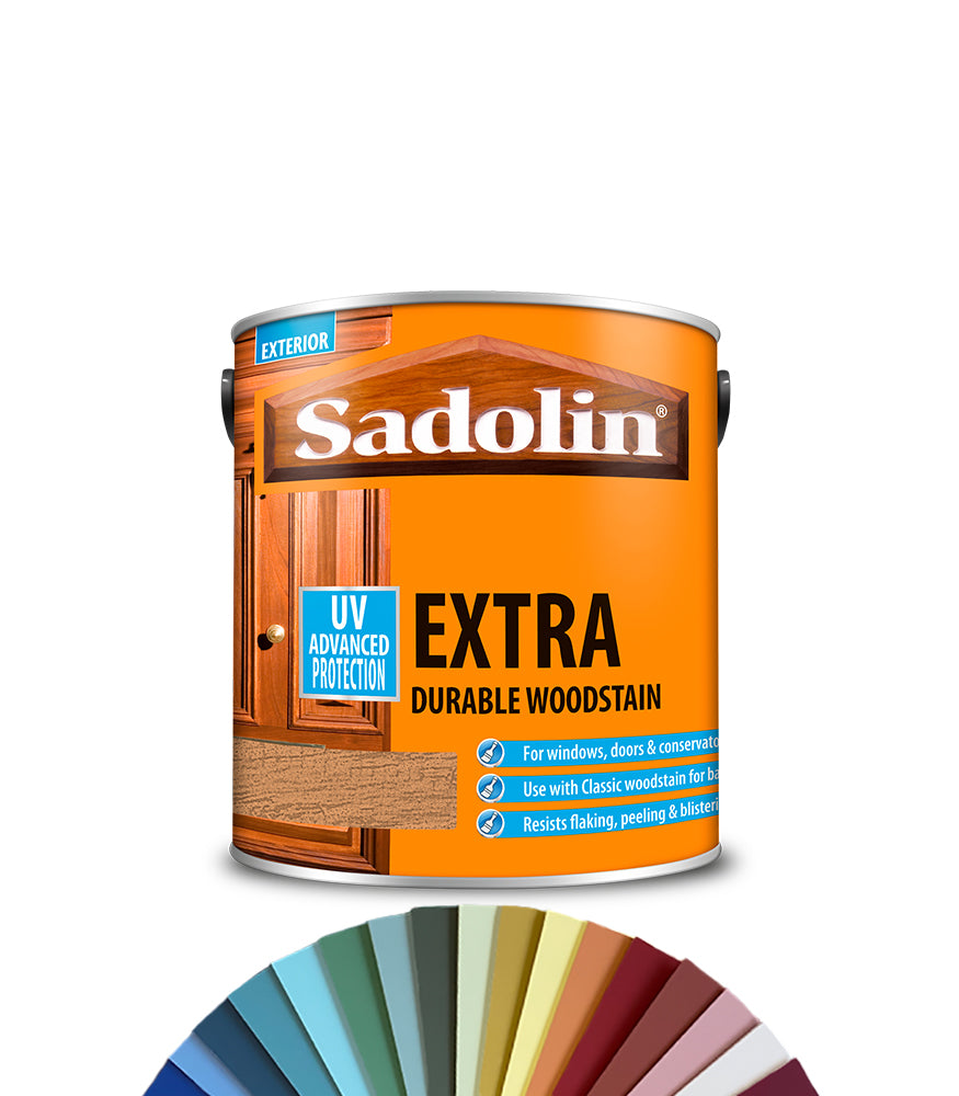 Sadolin Extra Durable Woodstain - 2.5L - Tinted Mixed Colour