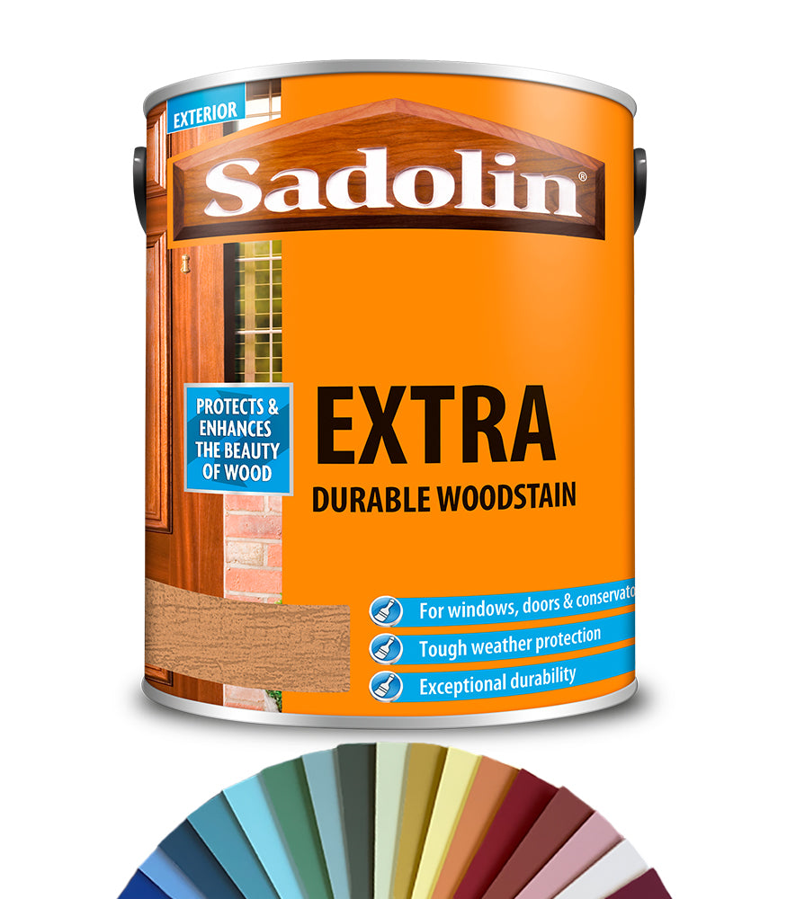 Sadolin Extra Durable Woodstain - 5L - Tinted Mixed Colour