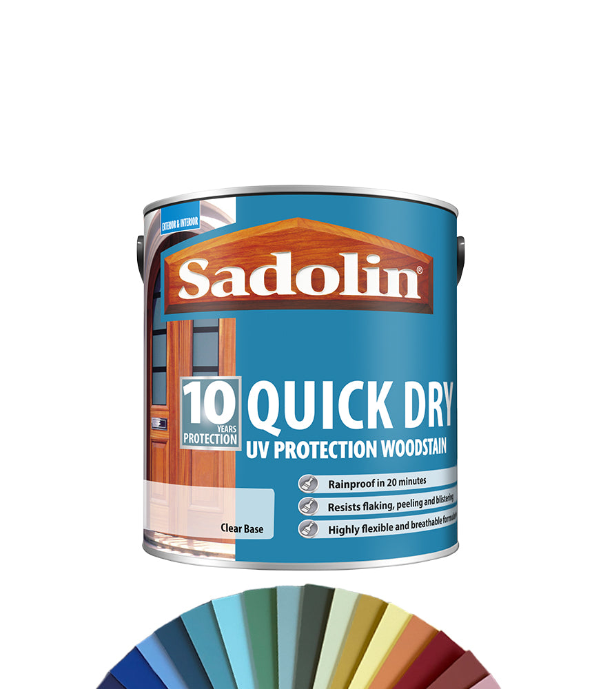 Sadolin Quick Dry UV Protection Woodstain - 2.5L - Tinted Colour Match