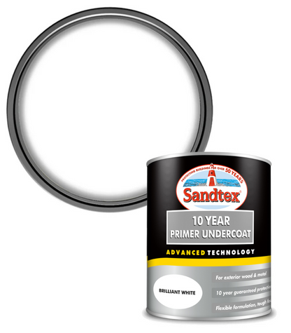 Sandtex 10 Year Exterior Primer Undercoat - White - 750ml