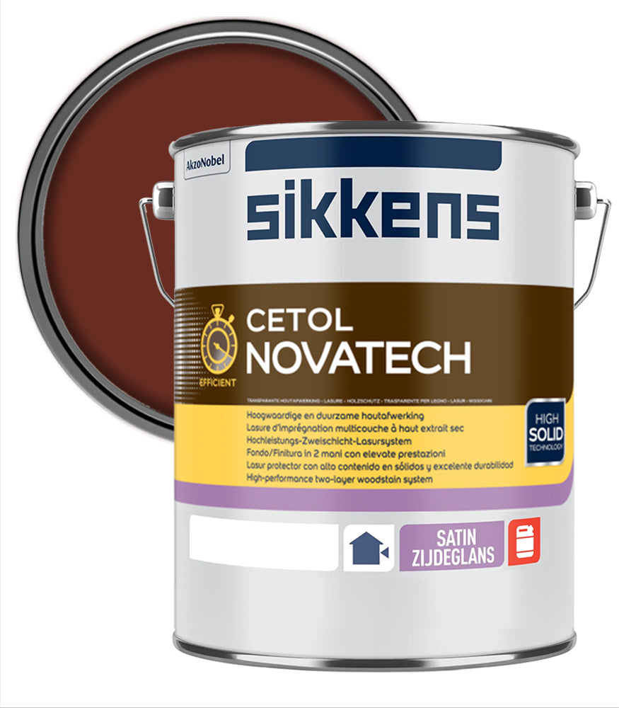 Sikkens Cetol Novatech Woodstain Paint - 5 Litre - Mahogany (045)