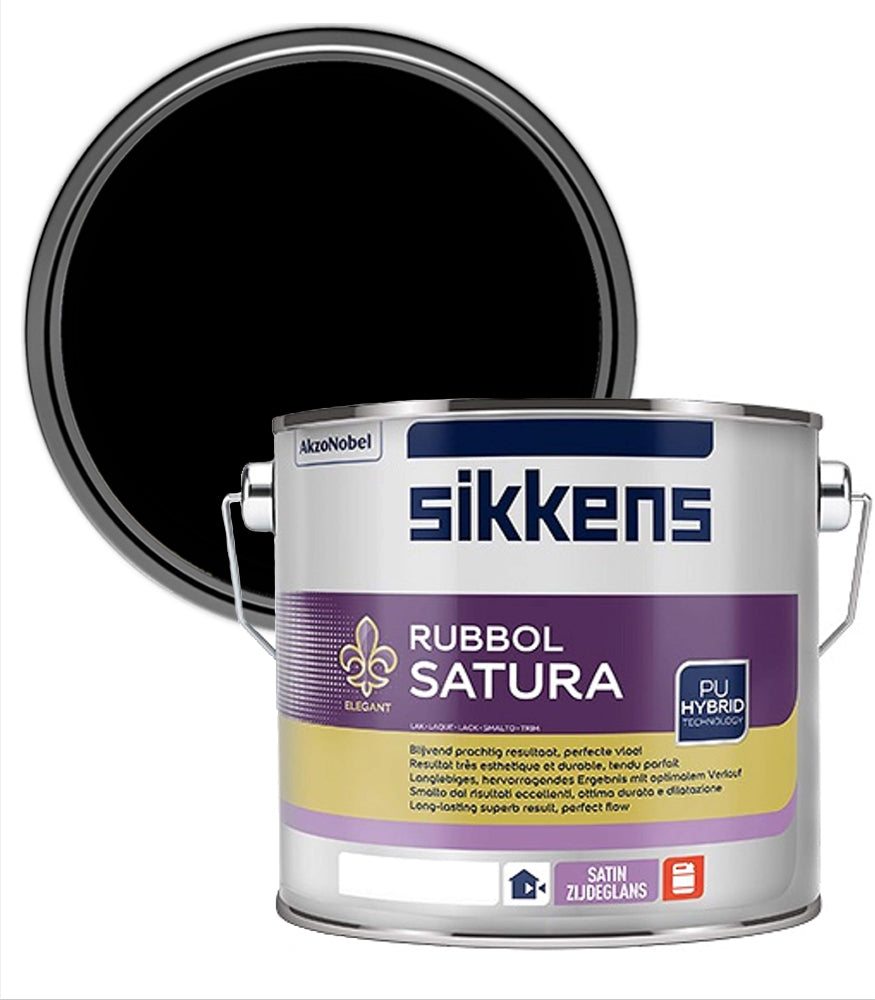 Sikkens Rubbol Satura Plus Paint - 2.5 Litre - Black